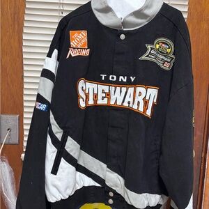 Nascar Black and Gray Performance Jacket
